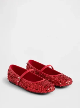 Ballerinas mit Pailletten für Kinder