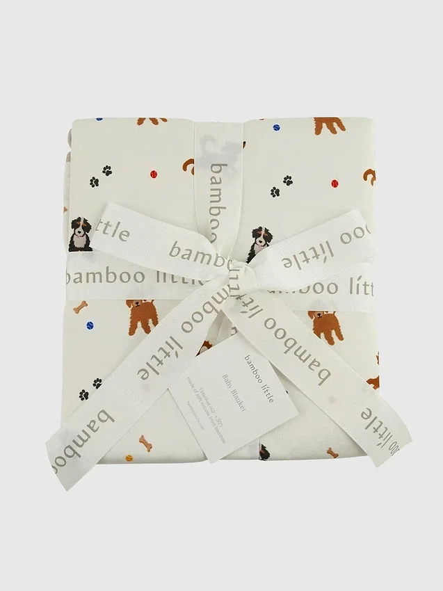 Bamboo Little Dogs Babydecke