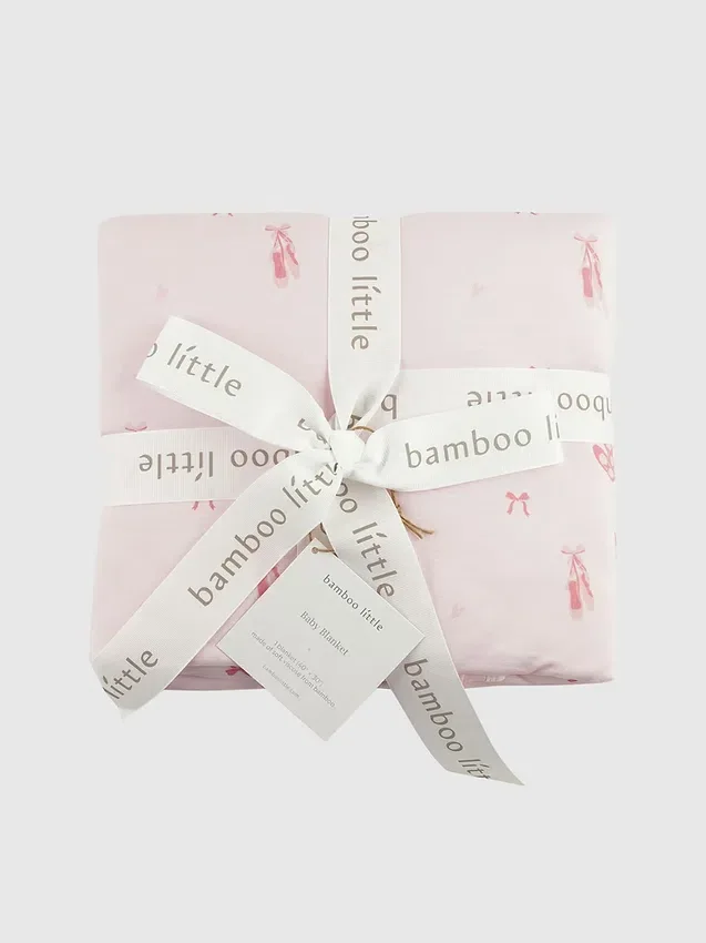 Bambus-Babydecke „Little Ballerina“