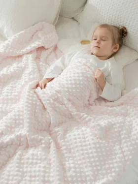 Bambus-Babydecke „Little Pink Cozy Cloud“