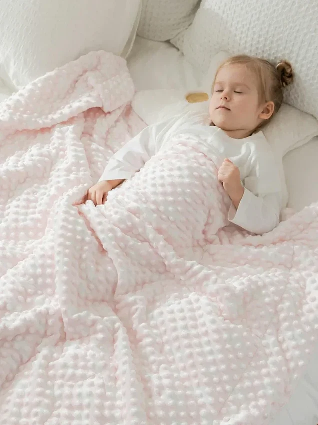 Bambus-Babydecke „Little Pink Cozy Cloud“