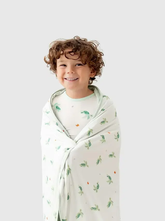 Bambus-Babydecke „Little Turtle“