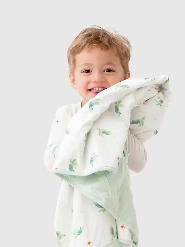 Bambus-Babydecke „Little Turtle“