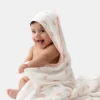 Bambus-Kapuzenhandtuch-Set „Little Bunny“