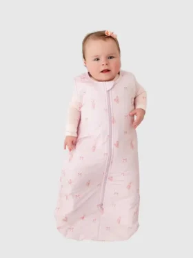 Bambus-Schlafsack „Little Ballerina“ 0 bis 12 Monate