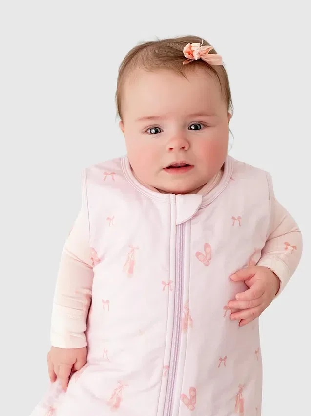 Bambus-Schlafsack „Little Ballerina“ 0 bis 12 Monate