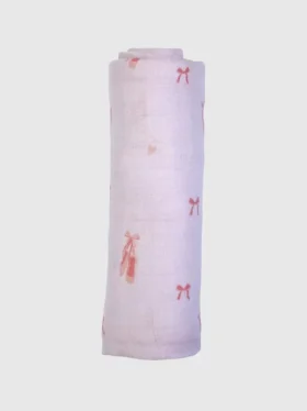 Bambus-Wickeldecke „Little Ballerina“