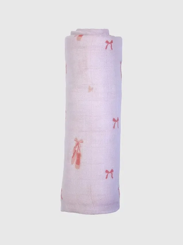 Bambus-Wickeldecke „Little Ballerina“