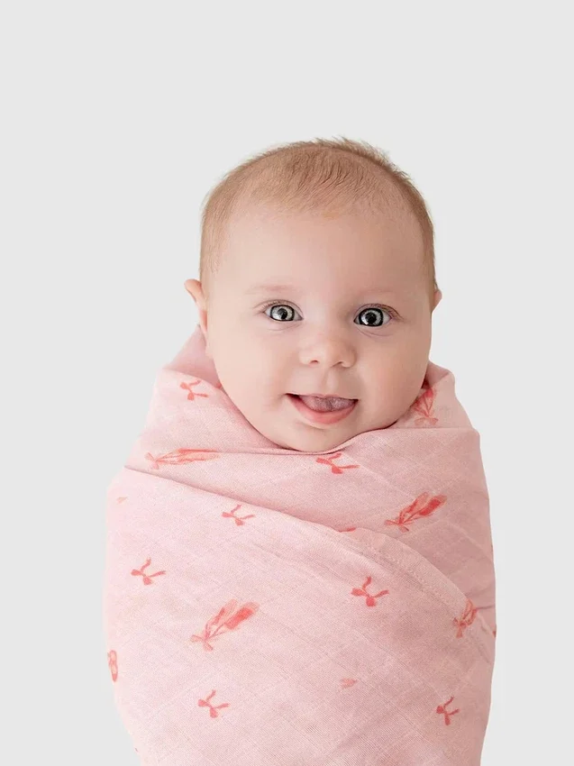 Bambus-Wickeldecke „Little Ballerina“