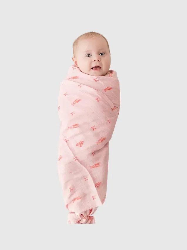 Bambus-Wickeldecke „Little Ballerina“