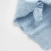Bandana-Schal aus 100 % Baumwolle mit Lochstickerei