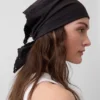 Bandana-Schal aus 100 % Baumwolle mit Lochstickerei