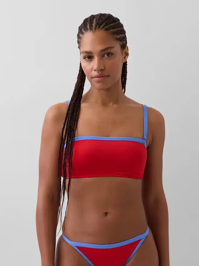 Bandeau-Bikini-Oberteil