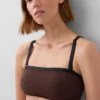 Bandeau-Bikini-Oberteil