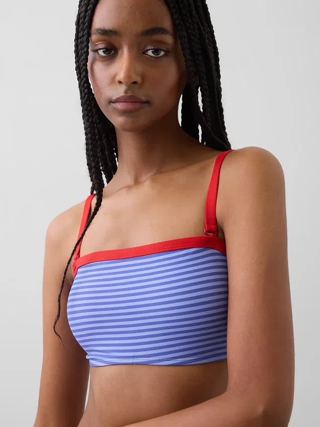 Bandeau-Bikini-Oberteil