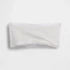Bandeau-Bralette aus Bio-Stretch-Baumwolle mit Spitzenbesatz
