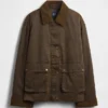 Barn-Jacke aus gewachstem Canvas