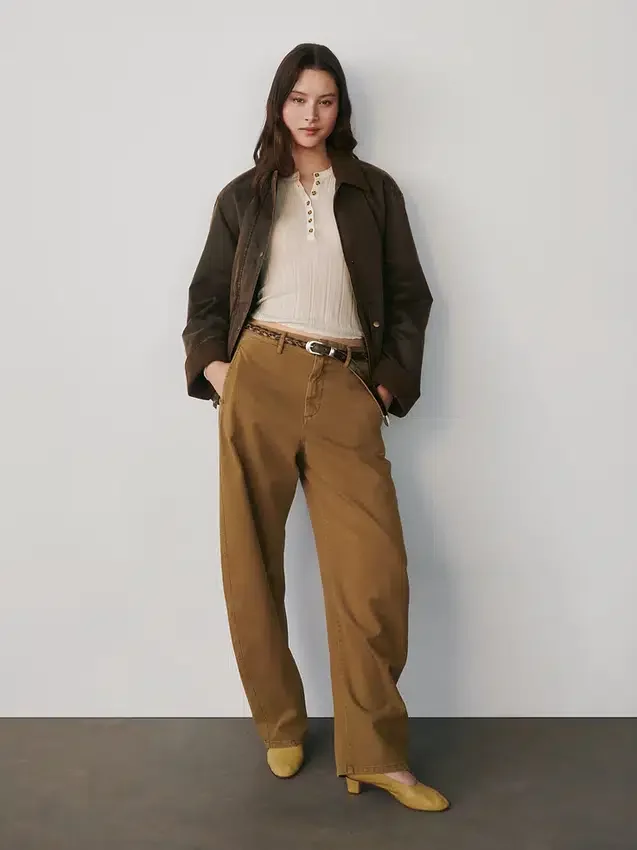 Barn-Jacke aus gewachstem Canvas