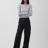 Barrel-Jeans mit hoher Leibhöhe