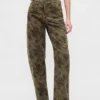 Barrel-Jeans mit hoher Leibhöhe