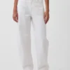 Barrel-Jeans mit hoher Leibhöhe