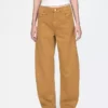 Barrel-Jeans mit hoher Leibhöhe