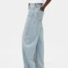 Barrel-Jeans mit hoher Leibhöhe