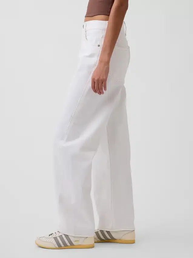 Barrel-Jeans mit hoher Leibhöhe