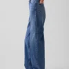 Barrel-Jeans mit hoher Leibhöhe