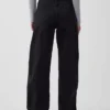 Barrel-Jeans mit hoher Leibhöhe