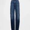 Barrel-Jeans mit hoher Leibhöhe