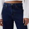 Barrel-Jeans mit hoher Leibhöhe