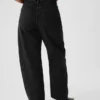 Barrel-Jeans mit hoher Leibhöhe