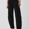 Barrel-Jeans mit niedriger Leibhöhe