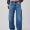 Barrel-Jeans mit niedriger Leibhöhe