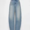 Barrel-Jeans mit niedriger Leibhöhe