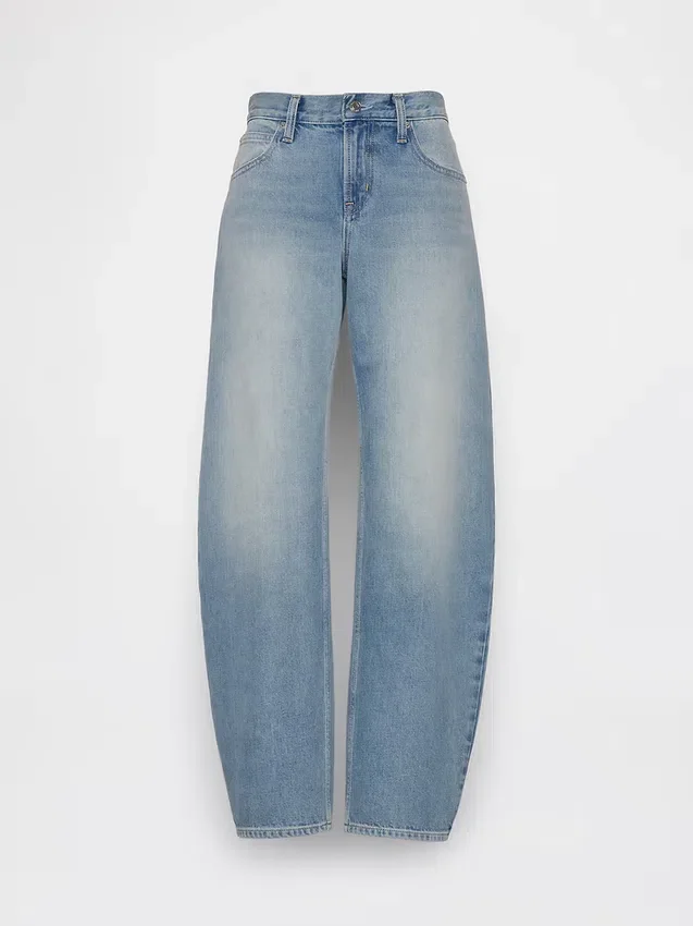 Barrel-Jeans mit niedriger Leibhöhe