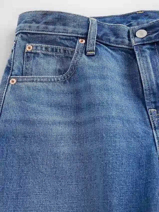 Barrel-Jeans mit niedriger Leibhöhe