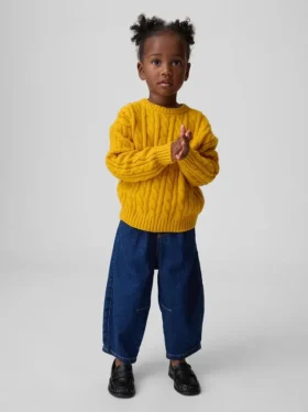 Barrel-Jeans zum Hineinschlüpfen für Baby & Kleinkind