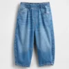 Barrel-Jeans zum Hineinschlüpfen für Baby & Kleinkind