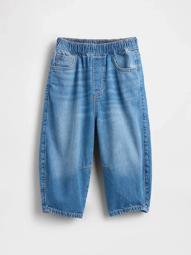 Barrel-Jeans zum Hineinschlüpfen für Baby & Kleinkind