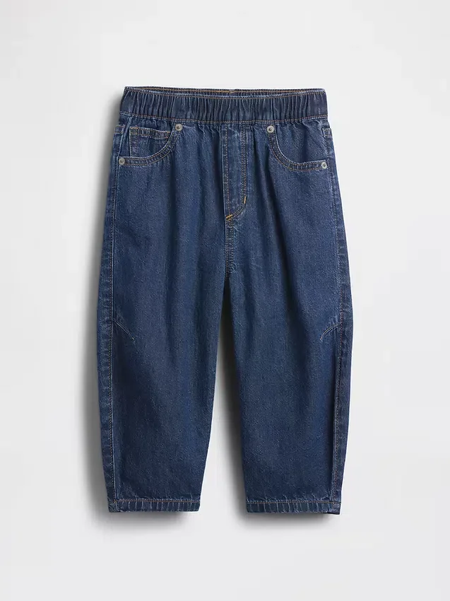 Barrel-Jeans zum Hineinschlüpfen für Baby & Kleinkind