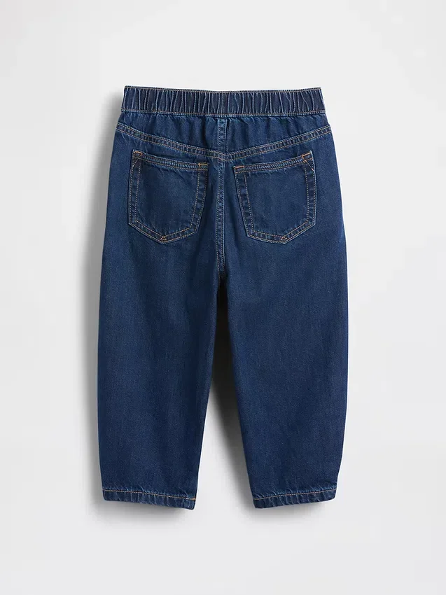 Barrel-Jeans zum Hineinschlüpfen für Baby & Kleinkind