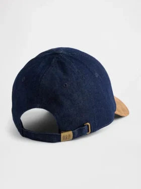 Baseballhut aus Denim und Cord