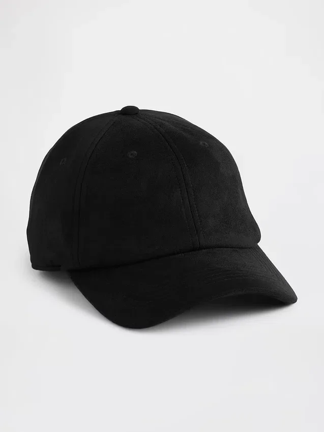 Baseballhut aus veganem Wildleder