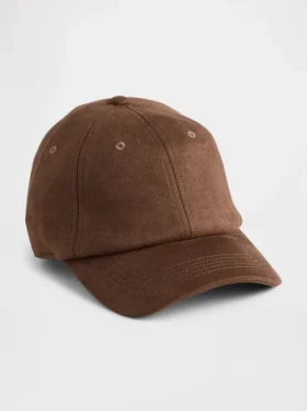 Baseballhut aus veganem Wildleder