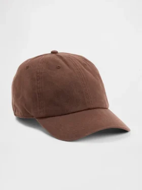 Baseballkappe aus gewachstem Canvas