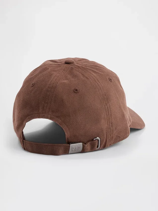 Baseballkappe aus gewachstem Canvas