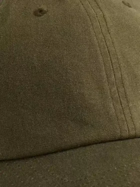 Baseballkappe aus gewachstem Canvas