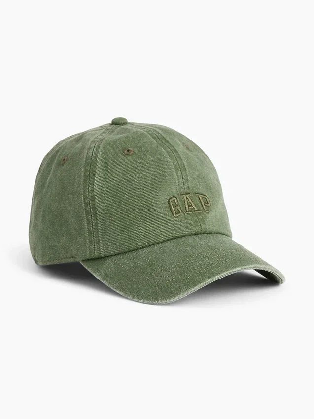 Baseballkappe mit gewaschenem Logo